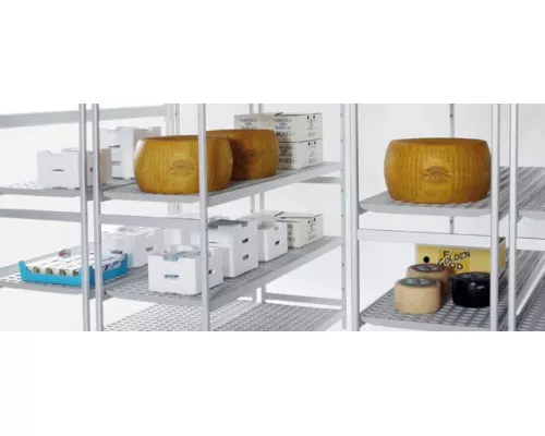 Shelving Angle Alu 744x373 H.1740 mm 4 shelves Alluminio Shelving Angle Alu 744x373 H.1740 mm 4 shelves Alluminio
