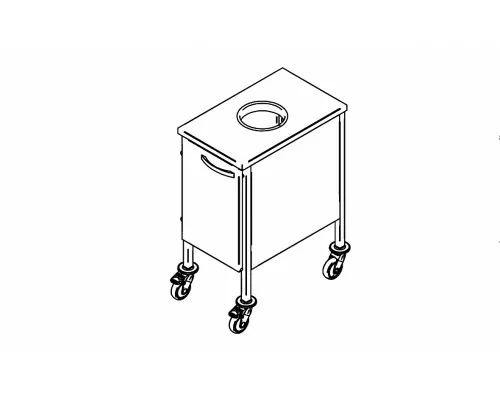 Bioloģisko atkritumu ratiņi bk-1, Inox baltic, BK-1 Bioloģisko atkritumu ratiņi bk-1, Inox baltic, BK-1