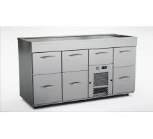 Cold cupboard for barmen bm-1607, Inox baltic, BM-1607