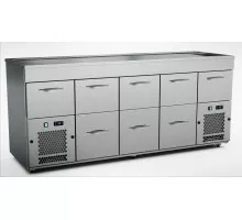 Cold cupboard for barmen bm-2008, Inox baltic, BM-2008