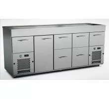 Cold cupboard for barmen bm-2016, Inox baltic, BM-2016