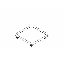 Atkritumu tvertņu ratiņi 2×60l jnk-2×60 jnk-2×60, Inox baltic, JNK-2x60