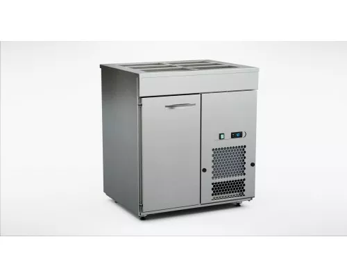 Cold cupboard with cold basin KSK-810 Aukstais skapis ar auksto tvertni ksk-810, Inox baltic, KSK-810