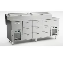 Picas pagatavošanas aukstais galds ktl/p-20011, Inox baltic, KTL/P-20011