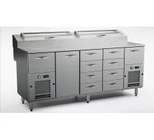 Picas pagatavošanas aukstais galds ktl/p-20110, Inox baltic, KTL/P-20110