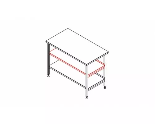 Дополнительная полка для стола llr, Inox baltic, LLR Дополнительная полка для стола llr, Inox baltic, LLR