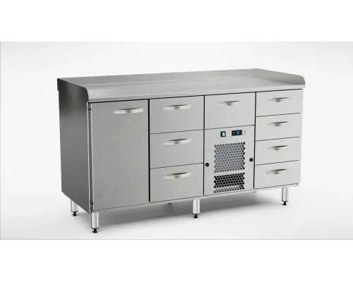 Pizza preparation cold cupboard PZK-1618 Picas sagatavošanas aukstais skapis pzk-1618, Inox baltic, PZK-1618