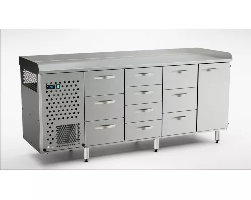 Pizza preparation cold cupboard PZK-20110 Picu gatavošanas aukstais skapis pzk-20110, Inox baltic, PZK-20110