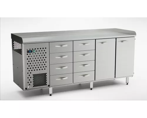 Холодильные столы для пиццы pzk-2028, Inox baltic, PZK-2028