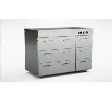 Hot cupboard with basin ssk-1209, Inox baltic, SSK-1209