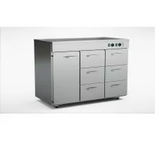 Hot cupboard with basin ssk-1216, Inox baltic, SSK-1216