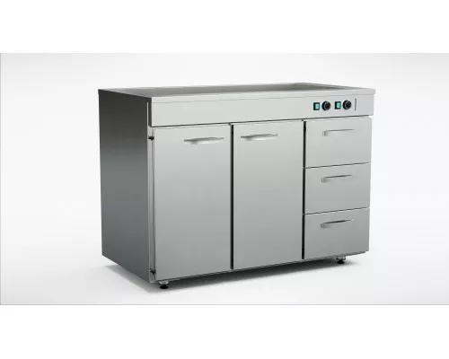 Стол тепловой с мармитом ssk-1223, Inox baltic, SSK-1223 Стол тепловой с мармитом ssk-1223, Inox baltic, SSK-1223