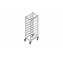 Paplātes ratiņi t-10, Inox baltic, T-10