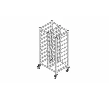 Paplātes ratiņi t-20, Inox baltic, T-20