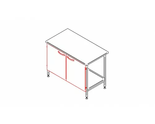 Двери для стола, Inox baltic, U