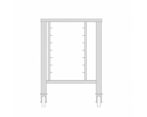 Table with Wheels for Steamer 5X 2/3 GN Table with Wheels for Steamer 5X 2/3 GN