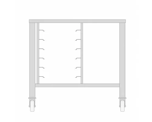 Table with Wheels for Steamer 7X 1/1 GN