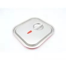 Gastronorm Lid - 2/3 GN - Stainless Steel - Airtight Seal