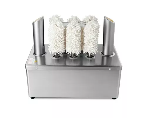 Glass Polisher - 8 Brushes - 600 Glasses/Hour Glass Polisher - 8 Brushes - 600 Glasses/Hour