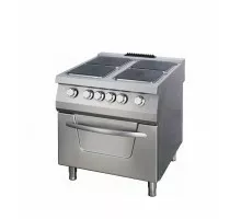 Premium plīts - 4 degļi - divvietīga - 90 cm dziļumā - elektriskā