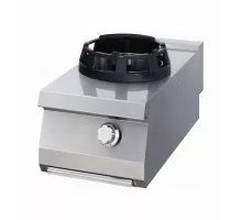 Premium Wok plīts - 28,5 cm plīts gredzens - viengabala - 90 cm dziļums - gāzes plīts
