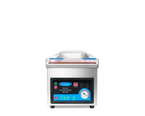 Vakuuma iepakošanas iekārta - 26cm blīvējums - W28 x D38,5cm x H9 kamera, Maxima, 09300216, Iepakošana vakuumā Pirkt Vakuuma iepakošanas iekārta - 26cm blīvējums - W28 x D38,5cm x H9 kamera, Maxima, 09300216