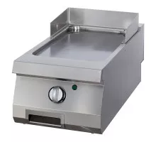 Premium Griddle - Smooth Chrome - Single Unit - 90cm Deep - Gas