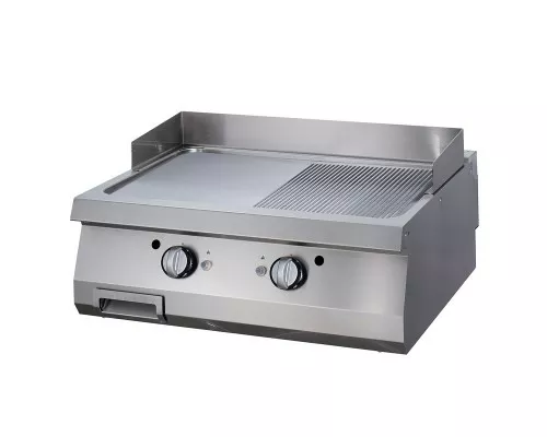 Premium Griddle - Half Grooved Chrome - Double Unit - 90cm Deep - Gas Premium Griddle - Half Grooved Chrome - Double Unit - 90cm Deep - Gas