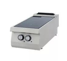 Premium Infrared Cooker - 2 Burners - Single Unit - 90cm Deep - Electric