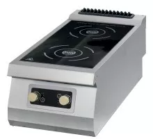 Premium Induction Cooker - 2 Burners - Single Unit - 90cm Deep - Electric