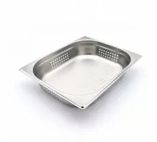 Gastronorm Container - 1/2 GN - 6,5cm Deep - Stainless Steel - Perforated