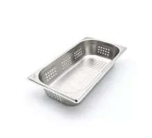 Gastronorm Container - 1/3 GN - 6,5cm Deep - Stainless Steel - Perforated