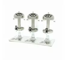 Dzērienu dozators - 3 x 8L - centrālā dzesēšanas caurule - darbojas bez strāvas padeves