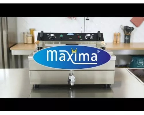 Deep Fryer - 20L - 1 Basket - with Drain Tap, Maxima, 09365020, Deep fryers Buy Deep Fryer - 20L - 1 Basket - with Drain Tap, Maxima, 09365020