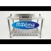 Dishwasher Table - 140 x 75cm - Left - with Sink and Backsplash - incl Storage Shelf