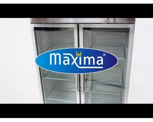 Ledusskapis - 1200L - 6 regulējami plaukti (2/1GN) - Nerūsējošais tērauds - ar stikla durvīm, Maxima, 09400011, Ledusskapji un saldētavas ar stikla durvīm Pirkt Ledusskapis - 1200L - 6 regulējami plaukti (2/1GN) - Nerūsējošais tērauds - ar stikla durvīm, Maxima, 09400011