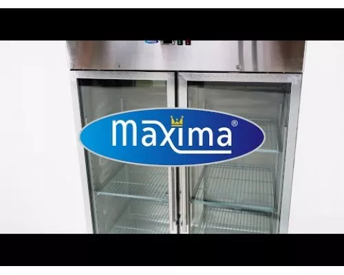 Freezer - 1200L - 6 Adjustable Shelves (2/1GN) - Stainless Steel - with Glass Door Freezer - 1200L - 6 Adjustable Shelves (2/1GN) - Stainless Steel - with Glass Door
