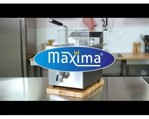 Deep Fryer - 2 x 8L - 2 Baskets - with Drain Tap - Induction, Maxima, 09371095, Deep fryers Buy Deep Fryer - 2 x 8L - 2 Baskets - with Drain Tap - Induction, Maxima, 09371095