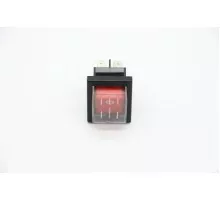 Red Waterproof Switch 25A (Large)