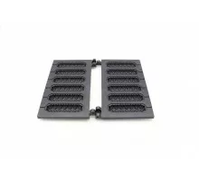 HOT DOG STRIPED - Hot Plates (Set Of 2)