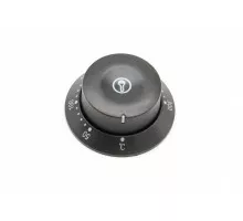 WAFFLE - Temperature Knob With Scale Ring 300°C (Black)