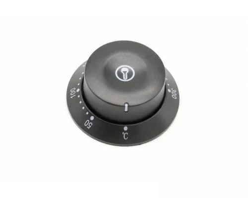 WAFFLE - Temperature Knob With Scale Ring 300°C (Black) WAFFLE - Temperature Knob With Scale Ring 300°C (Black)