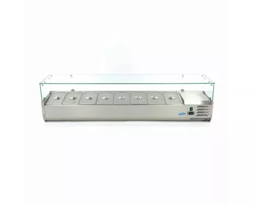 Countertop Prep Fridge - 180cm - Fits 8 x 1/3 GN, Maxima, 09400332, Ingredients Showcase Buy Countertop Prep Fridge - 180cm - Fits 8 x 1/3 GN, Maxima, 09400332