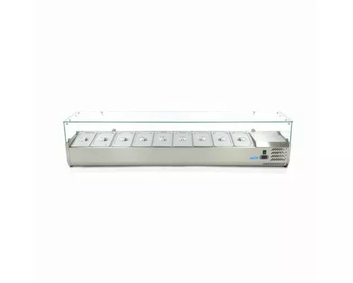 Countertop Prep Fridge - 200cm - Fits 9 x 1/3 GN, Maxima, 09400335, Ingredients Showcase Buy Countertop Prep Fridge - 200cm - Fits 9 x 1/3 GN, Maxima, 09400335