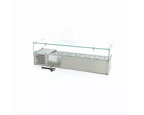 Countertop Prep Fridge - 140cm - Fits 6 x 1/3 GN, Maxima, 09400323, Ingredients Showcase Buy Countertop Prep Fridge - 140cm - Fits 6 x 1/3 GN, Maxima, 09400323