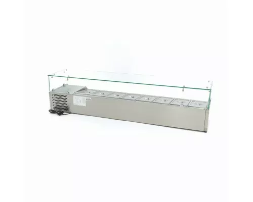 Countertop Prep Fridge - 180cm - Fits 8 x 1/3 GN, Maxima, 09400332, Ingredients Showcase Buy Countertop Prep Fridge - 180cm - Fits 8 x 1/3 GN, Maxima, 09400332