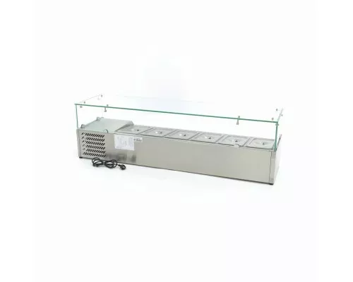 Countertop Prep Fridge - 150cm - Fits 6 x 1/3 GN, Maxima, 09400326, Ingredients Showcase Buy Countertop Prep Fridge - 150cm - Fits 6 x 1/3 GN, Maxima, 09400326