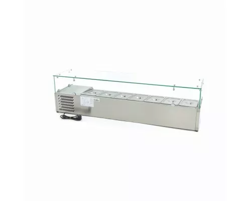 Countertop Prep Fridge - 160cm - Fits 7 x 1/3 GN, Maxima, 09400329, Ingredients Showcase Buy Countertop Prep Fridge - 160cm - Fits 7 x 1/3 GN, Maxima, 09400329