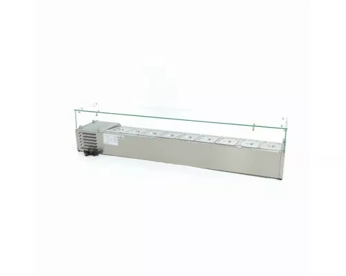 Countertop Prep Fridge - 200cm - Fits 9 x 1/3 GN, Maxima, 09400335, Ingredients Showcase Buy Countertop Prep Fridge - 200cm - Fits 9 x 1/3 GN, Maxima, 09400335