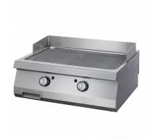 Heavy Duty Griddle - Grooved Chrome - Double Unit - 70cm Deep - Electric